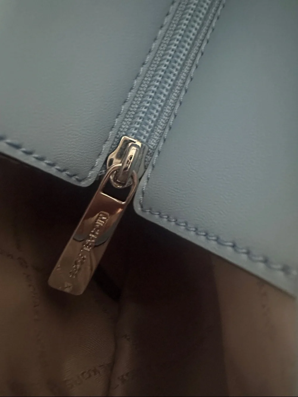 Michael Kors Extra Large Blue Diner Print Tote Bag New Host Pick - Picture 5 of 9